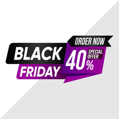 40% Sale Banner - Flash Discount Offer
