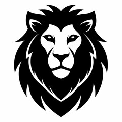 Obraz premium lion head vector illustration