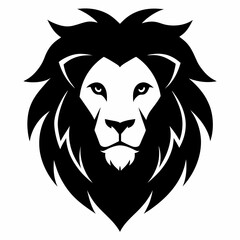 Fototapeta premium lion head vector illustration
