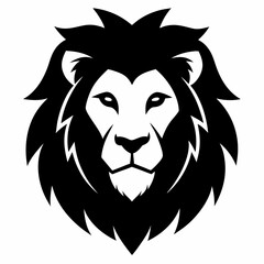 Fototapeta premium lion head vector illustration