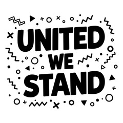 Bold typography, inspirational quote, surrounded by various retro shapes and symbols.  Suitable for social media advertising, posters, and educational materials.