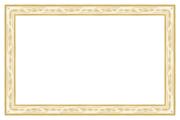 simple border design for illustration board vector