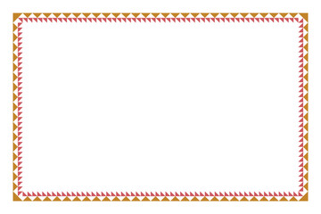 simple border design for illustration board vector