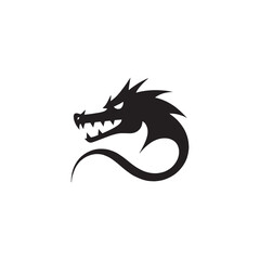 black dragon head
