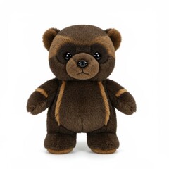 Obraz premium Plush Wolverine toy designed for cuddling and playtime enjoyment in cozy settings
