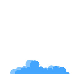 Fototapeta premium Cloud Vector Illustration