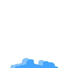 Fototapeta premium Cloud Vector Illustration
