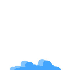 Fototapeta premium Cloud Vector Illustration