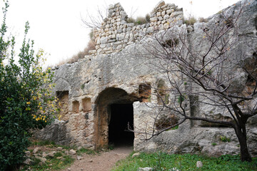 Ancient Cave in Samandag, Hatay, Turkiye