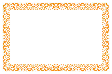 simple border design for illustration board vector