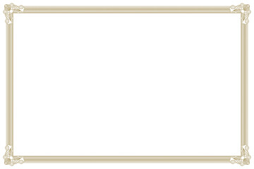 simple border design for illustration board vector