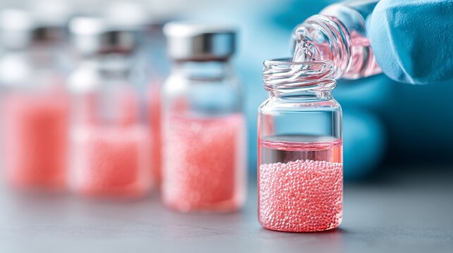 Customized medication development through molecular engineering, pharmaceutical lab, space for content