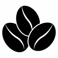 vector illustration of coffee seeds