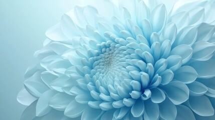 Obraz premium Delicate Blue Flower Petals in Soft Dreamy Background