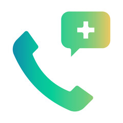 call Gradient icon