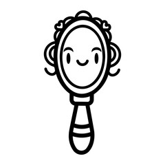 mirror Line Icon