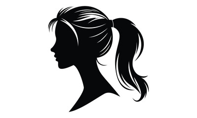 Girl Face Black Person Silhouette