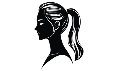 Silhouette of a Woman vector Design