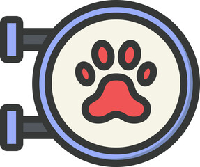 Veterinary Filled Line Icon