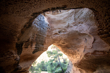 Cave declared a Natural Monument on Mount Arabi, in Yecla, Region of Murcia, Spain.