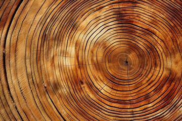 Fototapeta premium Exploring the natural beauty of wooden cross-sections and their significance.