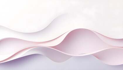 Pastel Paper Layer Wave Abstract Background