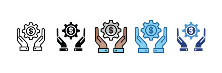 Asset Management  Icon Element For Design