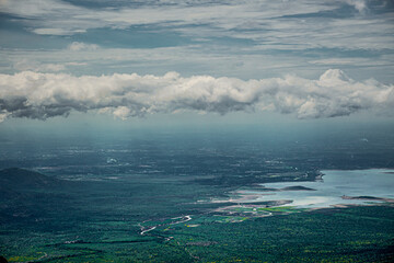 Top view from  western ghats 
