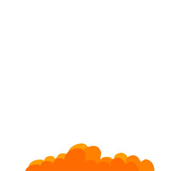 Obraz premium Illustration of Evening Clouds