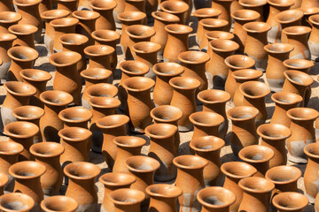 Potters Square in Bhaktapur, Nepal