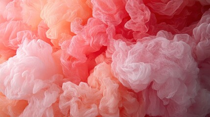 Soft, swirling hues of pink and peach in an abstract display.