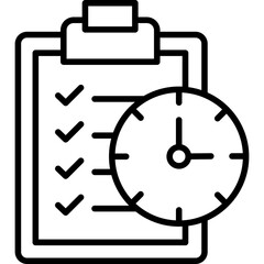 Schedule Line Icon