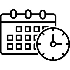 Schedule Line Icon