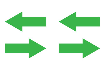 Color Bold arrow sign collection, set of black arrows icons, isolated . red black blue yellow, Bold Arrows.