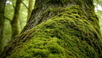 Selective shot of a mossy tree in Triglav Park, Slovenia in the daytime
1