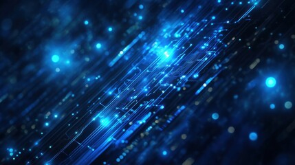 Fototapeta premium Abstract digital network