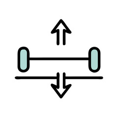Mint rectangles isolated on black minimalist graphic design