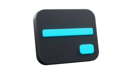 A simple gray object with two blue lines on it against a black background in a minimalist style
