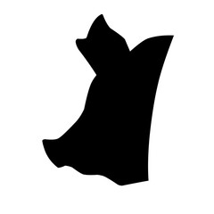 Pig Head Logo Silhouette Vector Illustration Vector