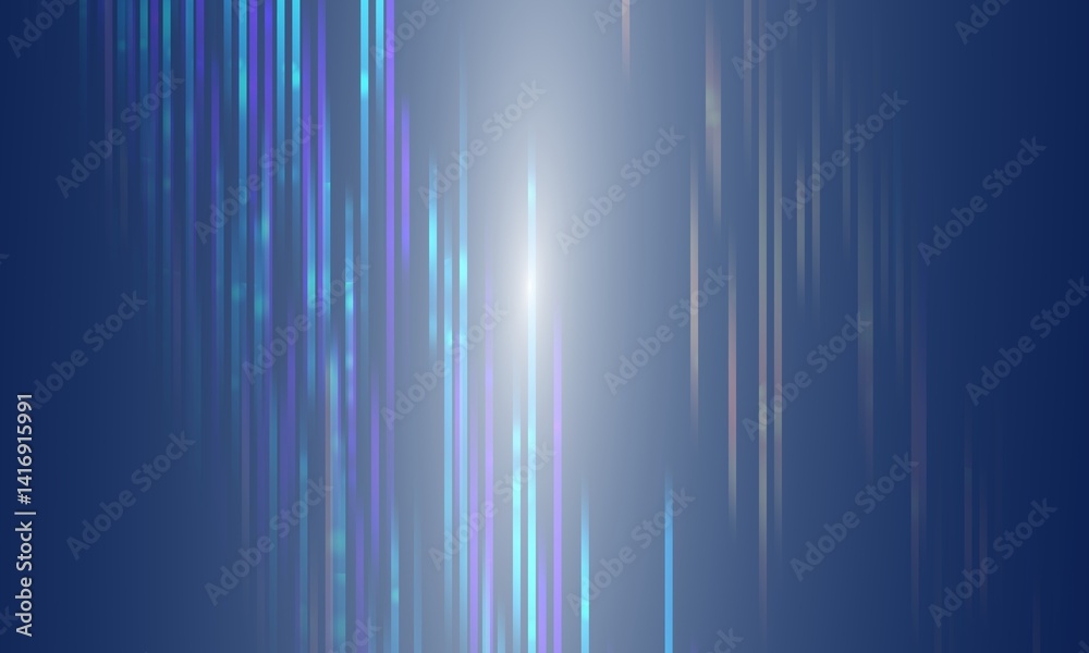 Poster blue geometric shape abstract technology lines on black background