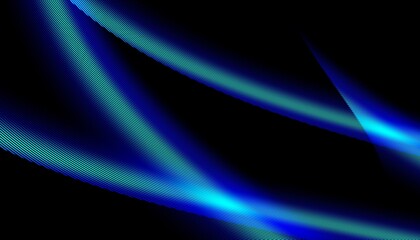 beautiful abstract wave technology black background with blue light digital effect corporate concept