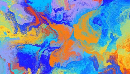 A stunning and artistic swirl composed of a vibrant array of colors, creating a mesmerizing abstract design