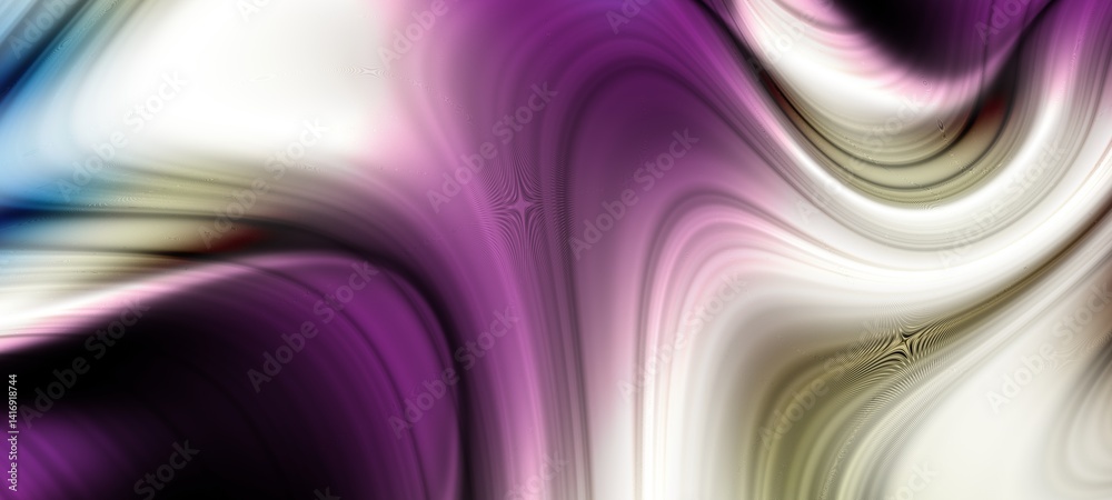 Poster Abstract Waves of Colorful Textures in Constant Motion and Captivating Flowing Forms
