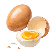 High-Resolution Boiled Egg Image: Perfect for Food Blogs and Recipes on transparent background
