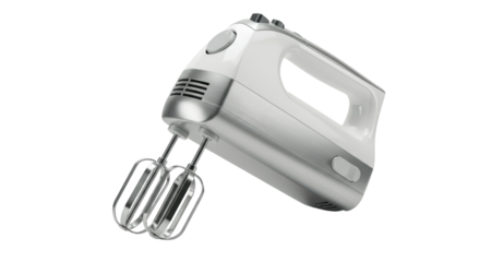 Isolated Modern Hand Mixer for Baking and Cooking