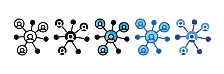 Networking  Icon Element For Design