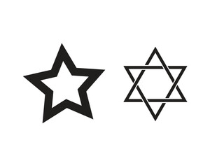 star vector art, icon set illustration