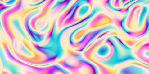 Vibrant Abstract Psychedelic pattern filled with Colorful Patterns and mesmerizing Fluid Motion,...