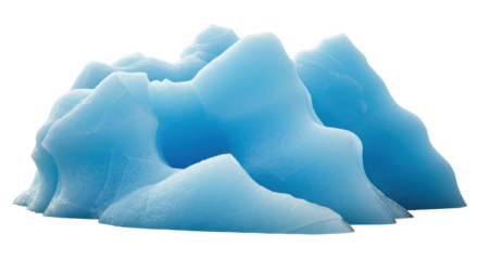 Isolated Majestic Iceberg Formation - Cold Arctic Landscape