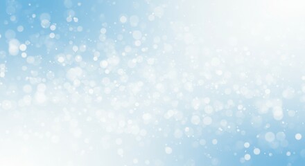 Fototapeta premium Blurred light blue bokeh background